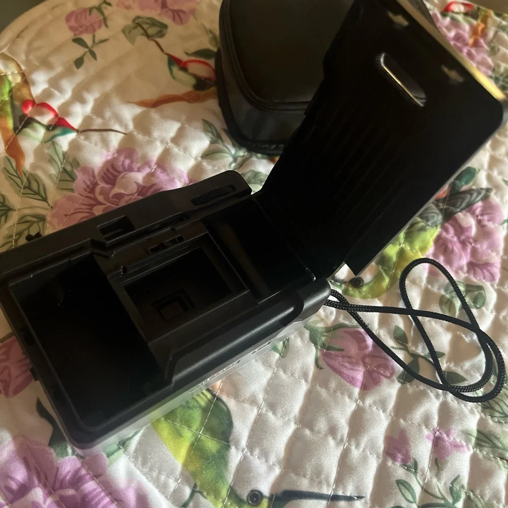 Silver Camera with Case - Picture 3 of 5